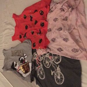 4 shirts 3 twelve year 1 fourteen children size